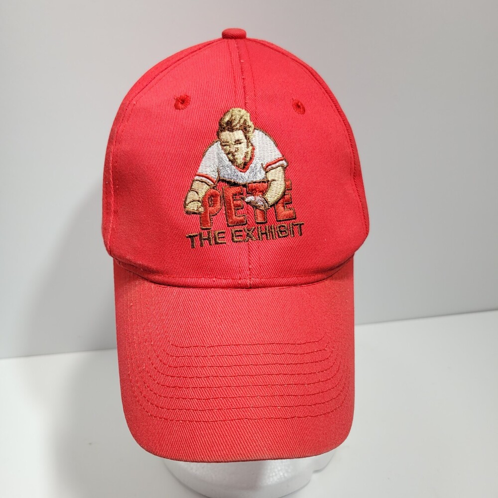 KC Hat Cap Snapback Red Baseball Hiker Hiking Pete The Exhibit OSFM Mens